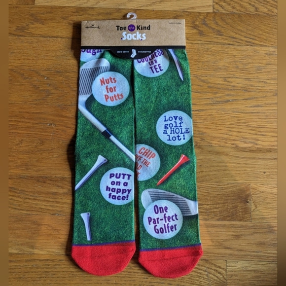 NWT Toe of a‎ Kind Golf Socks - Picture 1 of 6